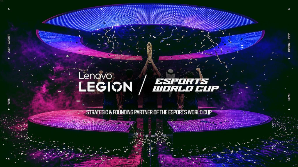 Lenovo стала партнером Esports World Cup 2026: Legion стане офіційною технікою найбільшого кіберспортивного турніру